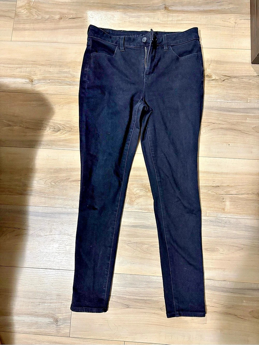American Eagle High-Rise Jegging Black Jeans Waist 10
